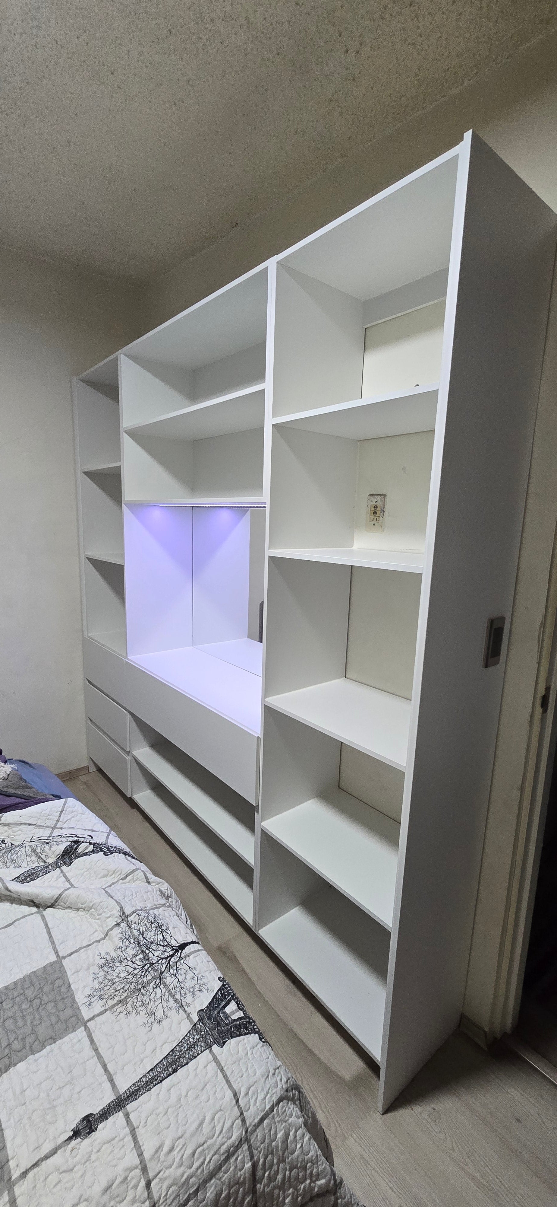 tocador multifuncional ADMON LED con espejo