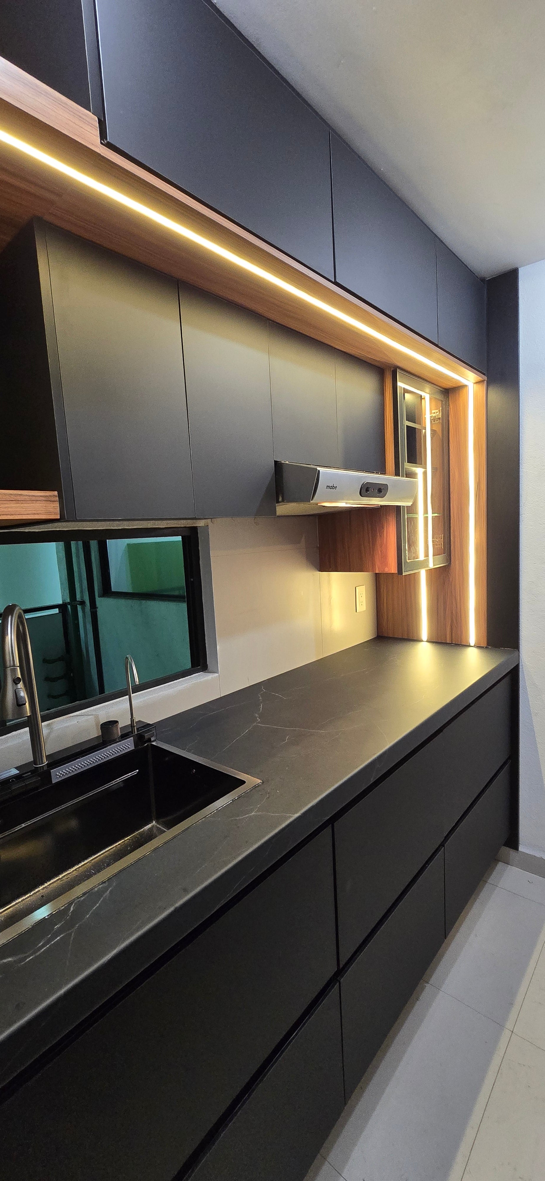 Cocina Integral Elegance compact LED