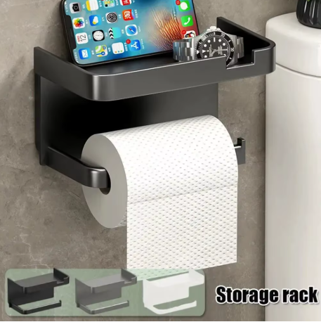 Soporte para papel de baño multiuso