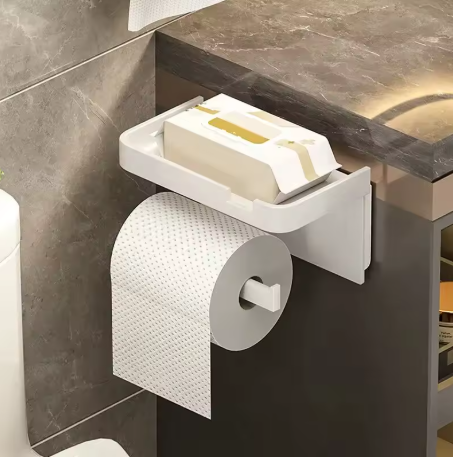 Soporte para papel de baño multiuso