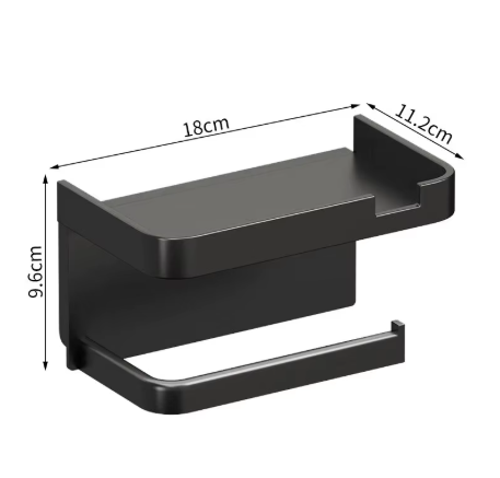 Soporte para papel de baño multiuso