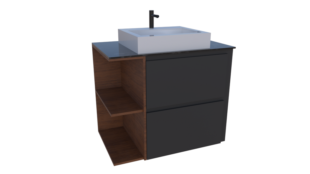 Mueble para baño Mahal, doble cajon