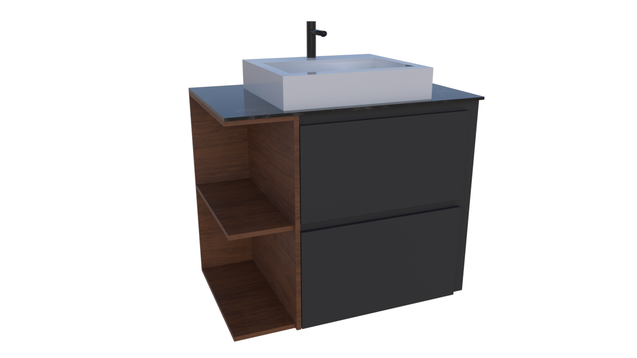 Mueble para baño Mahal, doble cajon