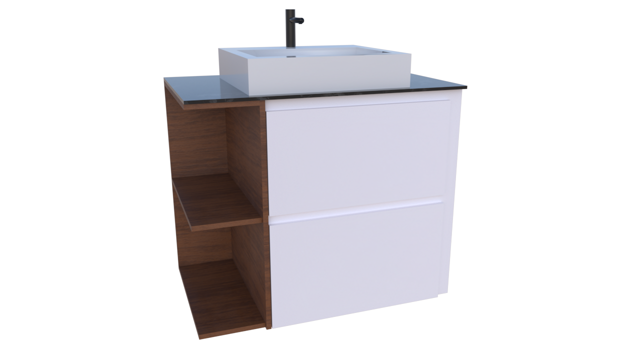 Mueble para baño Mahal, doble cajon